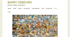 Desktop Screenshot of barryosbournart.com